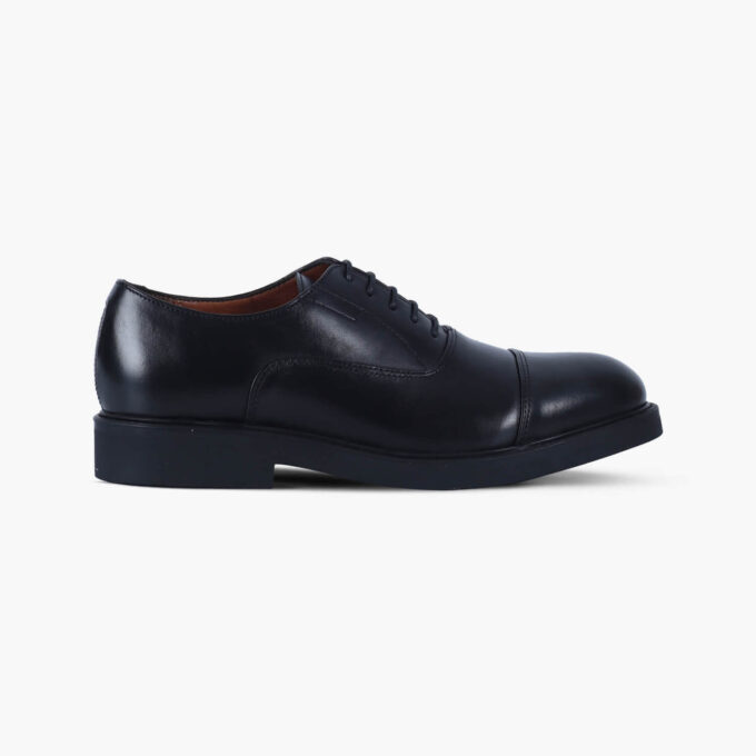 Men's Black Leather Oxford Shoes