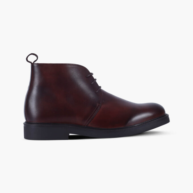 Men's Brown Leather Chukka Boots