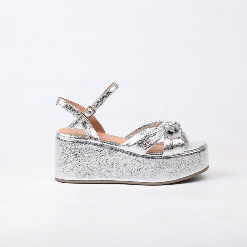 Gloria silver leather