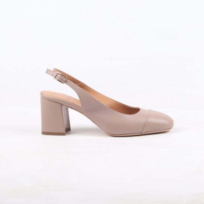 Alexa nude leather