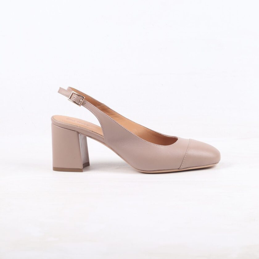 Alexa nude leather