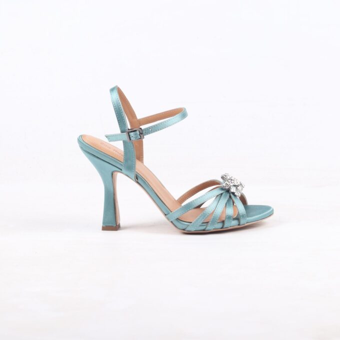 Krystal Light Blue Satin