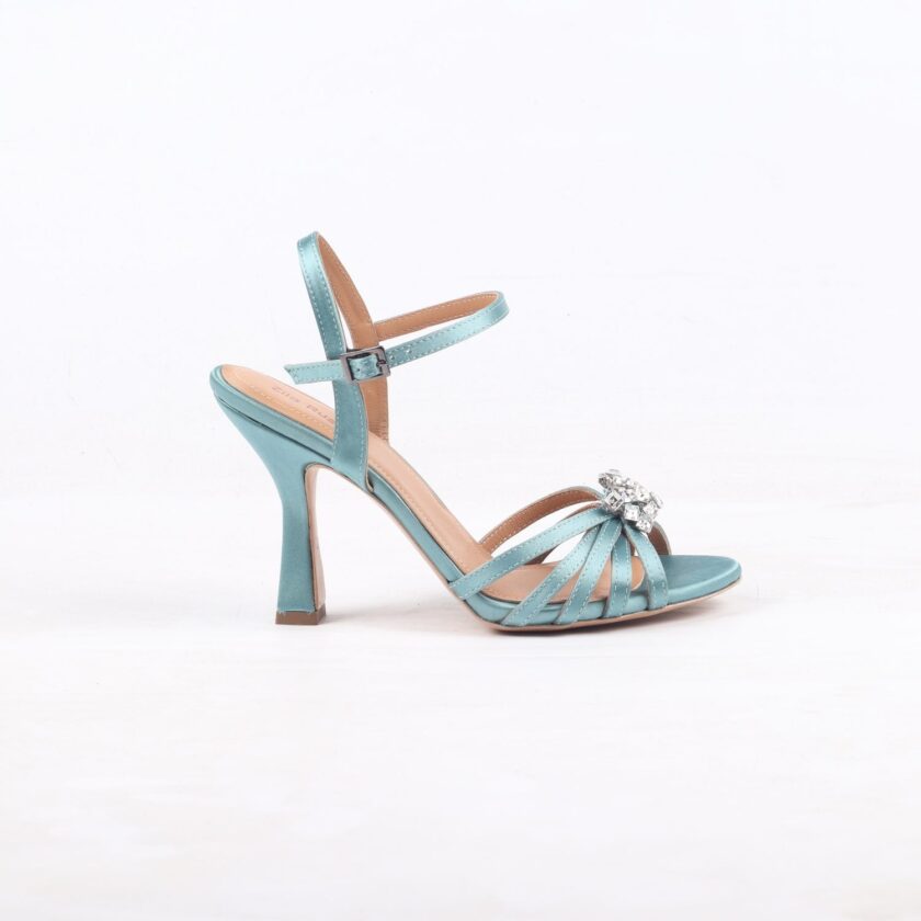 Krystal Light Blue Satin
