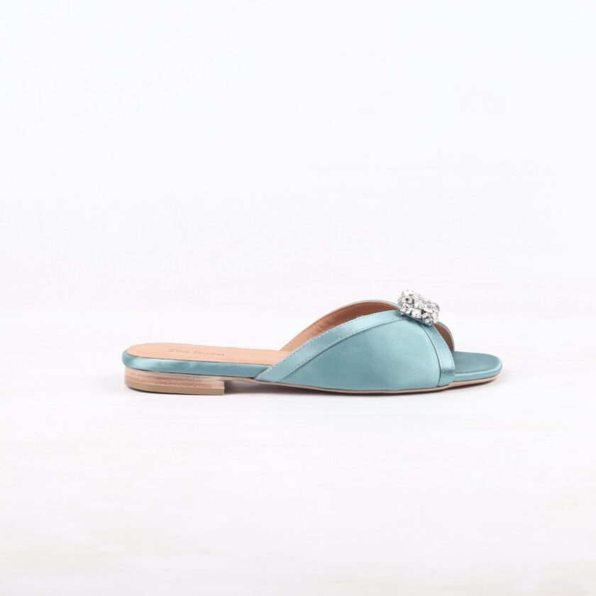 Nael Light Blue Satin