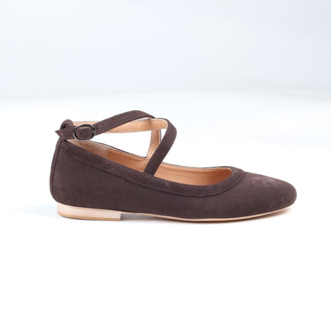 Bally brown suede