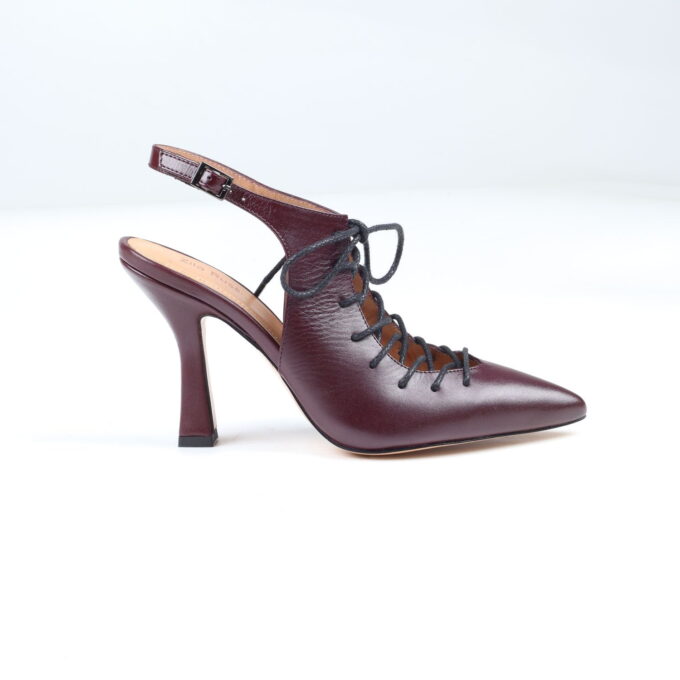 Roger burgundy leather