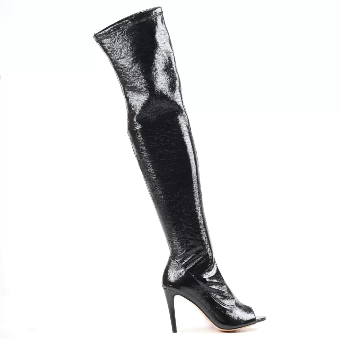 Noelle black leather