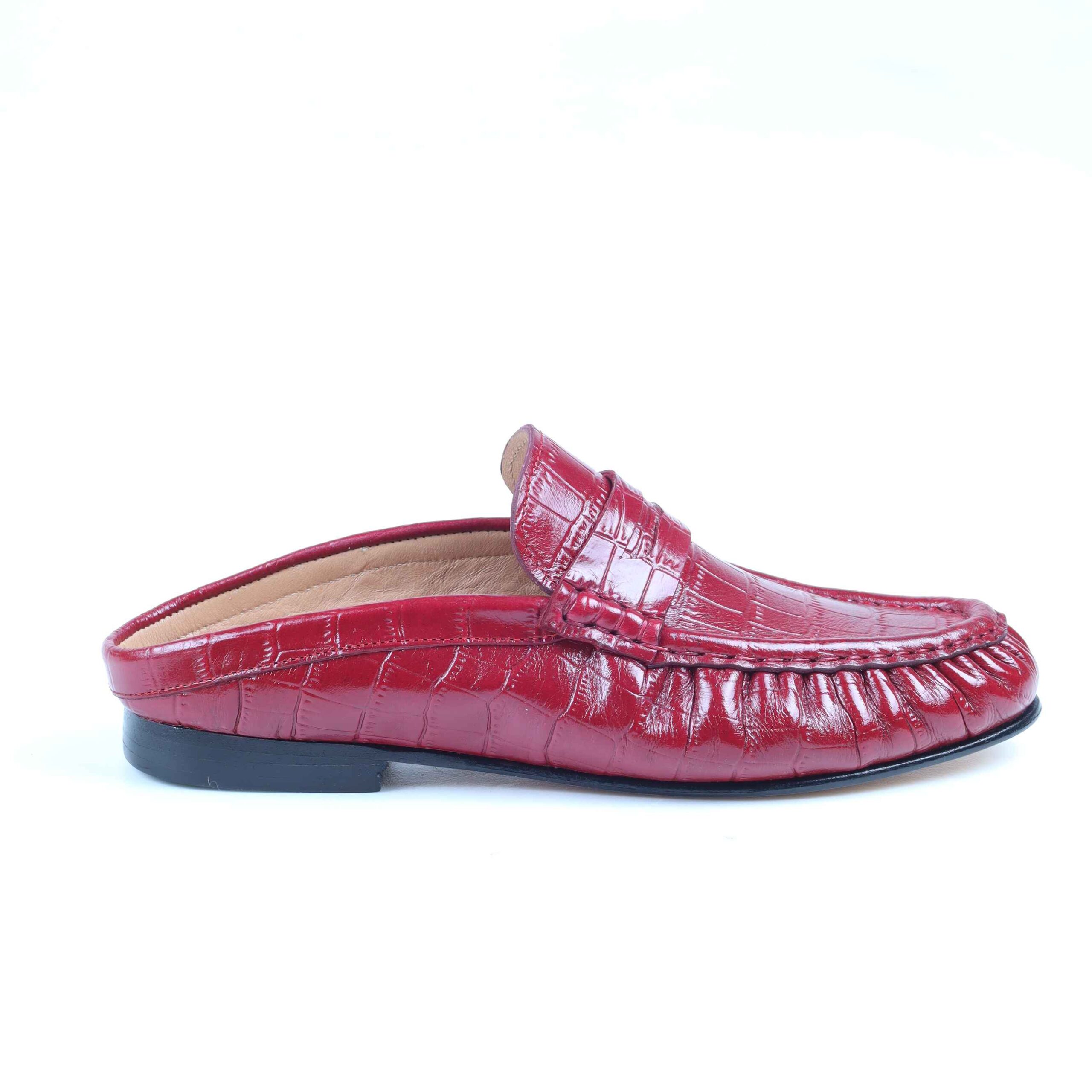Salome red leather