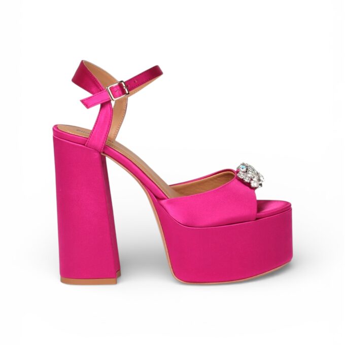 Dalida Fuchsia Satin