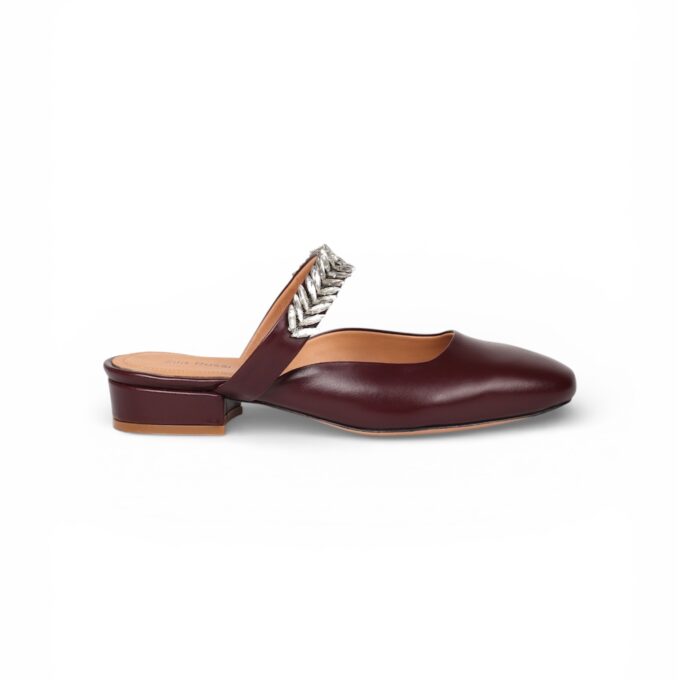 Betina Burgundy Leather