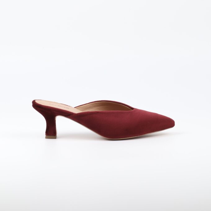 YVONNE BURGUNDY VELVET